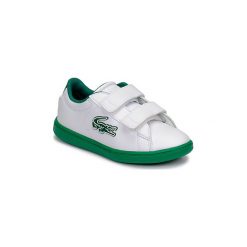 Buty Dziecko Lacoste CARNABY EVO 319 1 SUI. Białe trampki dziewczęce Lacoste, bez wzorów, bez zapięcia. Za 242,10 zł.