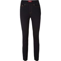 Jegginsy "power-stretch" bonprix czarny. Czarne jeansy damskie bonprix. Za 99,99 zł.