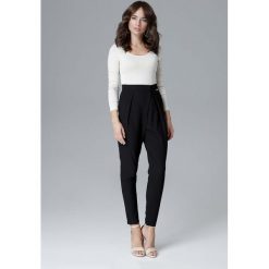 Czarne Nowoczesne Kopertowe Spodnie. Czarne spodnie męskie KATRUS, xl, bez wzorów, z elastanu. Za 159,90 zł.