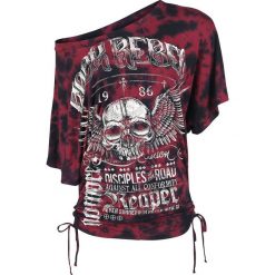Bluzki damskie: Rock Rebel by EMP Win One For The Reaper Koszulka damska bordowy/czarny
