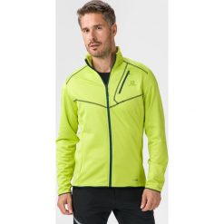 Salomon Discovery Bluza Zielony Żółty. Żółte bluzy męskie Salomon, s, bez wzorów, z elastanu, bez kołnierzyka, bez rękawów, bez kaptura. Za 421,95 zł.