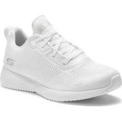 Buty SKECHERS - BOBS SPORT Tough Talk 32504/WHT White. Białe buty sportowe damskie Skechers, bez wzorów, z tworzywa sztucznego, sportowe, na fitness i siłownię. Za 219,99 zł.