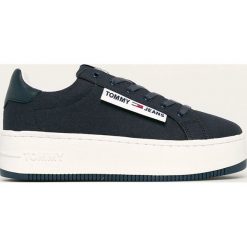 Tommy Jeans - Buty. Niebieskie buty sportowe damskie Tommy Jeans, bez wzorów, z jeansu, sportowe. Za 399,90 zł.