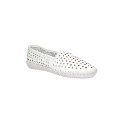 Espadryle damskie: Espadryle Casu Półbuty skórzane ażurowe SANDRA06