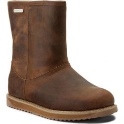 Buty EMU AUSTRALIA - Paterson Classic Leather Lo W11620 Oak. Pomarańczowe kozaki damskie marki EMU Australia, ze skóry, na niskim obcasie, bez zapięcia. W wyprzedaży za 479,00 zł.