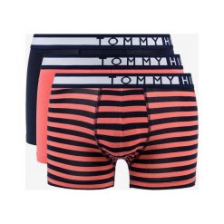 Tommy Hilfiger 3-pack Bokserki Niebieski Beżowy. Brązowe bokserki męskie TOMMY HILFIGER, w paski, z elastanu. Za 219,95 zł.