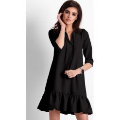 SUKIENKA ELVIRA. Sukienki damskie ivon, na co dzień, w paski, eleganckie, bez kołnierzyka, bez rękawów, trapezowe. Za 149,00 zł.
