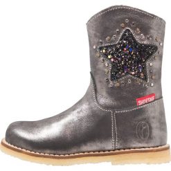 Botki damskie lity: Shoesme Botki kowbojki i motocyklowe silver