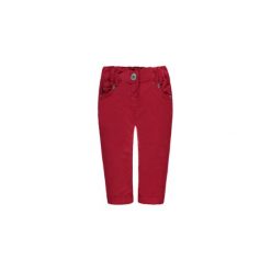 Steiff Girls Spodnie tango red. Czerwone spodnie chłopięce marki Steiff, z bawełny. Za 169,00 zł.