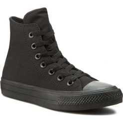 Trampki CONVERSE - Ctas II Hi 151221C Black/Black. Czarne trampki i tenisówki damskie Converse, bez wzorów, z gumy, bez zapięcia. W wyprzedaży za 199,00 zł.