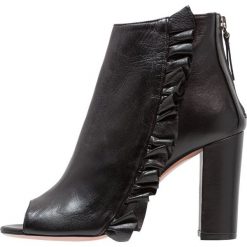 Botki damskie lity: Oxitaly SELENE 938 Botki na obcasie nero
