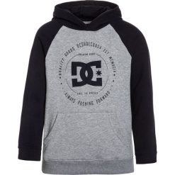 Bluzy chłopięce: DC Shoes REBUILT RAGLAN BOY Bluza z kapturem dark indigo/heather grey