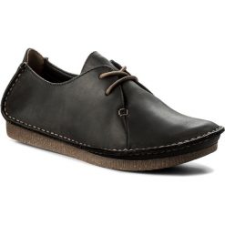 Półbuty CLARKS - Janey Mae 261114284 Black Leather. Półbuty damskie Clarks. W wyprzedaży za 239,00 zł.