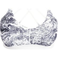 Biustonosze sportowe: Puma YOGINI LUX STRAPPY Biustonosz sportowy black quarry/white nature