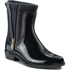 Buty zimowe damskie: Kalosze TOMMY HILFIGER – Odette 12R FW0FW01265 Midnight 403