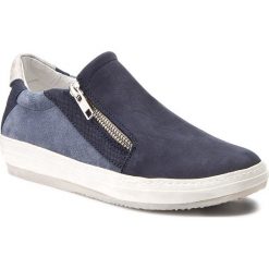 Półbuty KHRIO - 171K6100MHMMSPSTQ Oceano/Oceano/Jeans/Argen. Niebieskie półbuty damskie skórzane marki Khrio, na płaskiej podeszwie. W wyprzedaży za 239,00 zł.
