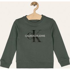 Calvin Klein Jeans - Bluza IU0IU00069. Szare bluzy chłopięce Calvin Klein Jeans, z nadrukiem, z bawełny, bez rękawów, bez kaptura. Za 299,90 zł.