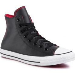 Trampki CONVERSE - Ctas Hi 167119C Black/University Red/White. Czarne półbuty męskie Converse, bez wzorów, z gumy, klasyczne, bez zapięcia. W wyprzedaży za 229,00 zł.