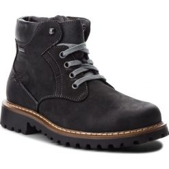 Trapery JOSEF SEIBEL - Chance 39 21958 MA994 100 Schwarz. Czarne buty zimowe męskie Josef Seibel, ze skóry ekologicznej. W wyprzedaży za 319,00 zł.