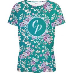 Colour Pleasure Koszulka damska CP-030 261 zielono-różowa r. XS/S. Różowe t-shirty damskie Colour pleasure, s. Za 70,35 zł.