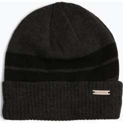 Nils Sundström - Czapka męska, szary. Szare czapki męskie marki Nils Sundström, bez wzorów, z polaru, eleganckie. Za 39,95 zł.