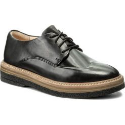 Creepersy damskie: Oxfordy CLARKS - Zante Zara 261266484 Black Leather
