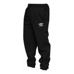 Spodnie dresowe męskie: Umbro Spodnie Dresowe Black M