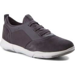 Półbuty GEOX - U Nebula S A U825AA 02211 C9002 Dk Grey. Szare półbuty skórzane męskie Geox. W wyprzedaży za 349,00 zł.