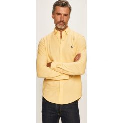 Polo Ralph Lauren - Koszula. Żółte koszule męskie Polo Ralph Lauren, xl, bez wzorów, z bawełny, casualowe, polo, z długim rękawem. Za 469,90 zł.