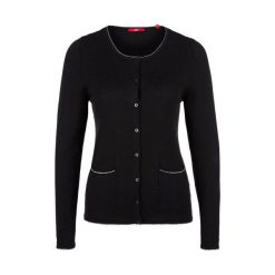 S.Oliver Sweter Damski 34 Czarny. Czarne swetry rozpinane damskie marki S.Oliver, s. W wyprzedaży za 116,00 zł.