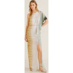 Mango - Sukienka Tie. Sukienki damskie Mango, na co dzień, s, bez wzorów, z poliesteru, casualowe, z okrągłym kołnierzem, bez rękawów, asymetryczne. Za 299,90 zł.
