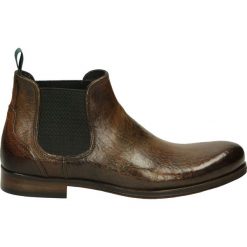 Sztyblety męskie - 7702 BISON 3. Żółte sztyblety męskie marki Venezia, ze skóry. Za 399,00 zł.