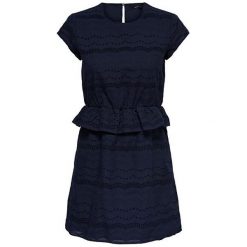 ONLY Kobiety ubierają Silvija Capsleeve Anglais Dress stopień kompatybilności Night Sky (rozmiar 36). Spódniczki damskie ONLY, bez wzorów. W wyprzedaży za 94,00 zł.