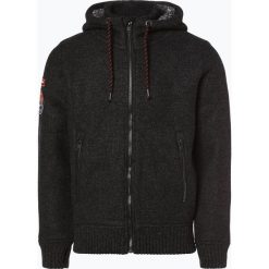 Superdry - Kardigan męski, czarny. Czarne kardigany męskie Superdry, s, bez wzorów, z dzianiny. Za 429,95 zł.