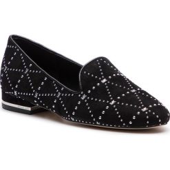 Lordsy MICHAEL MICHAEL KORS - Natasha Slipper 40F8NAFP2S Black. Czarne mokasyny damskie marki MICHAEL Michael Kors, ze skóry, bez obcasa, na obcasie. W wyprzedaży za 499,00 zł.