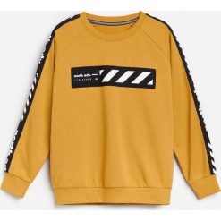 Bluza dresowa z lampasami -. Bluzy męskie Reserved, bez wzorów, z dresówki, bez kołnierzyka, bez rękawów, bez kaptura. Za 49,99 zł.
