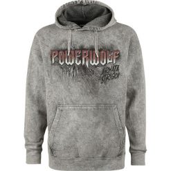 Bluzy męskie: Powerwolf Armata Strigoi Bluza z kapturem szary