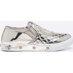 Versace Jeans - Tenisówki. Szare tenisówki damskie Versace Jeans, z gumy. W wyprzedaży za 449,90 zł.