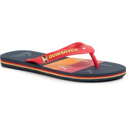 Japonki QUIKSILVER - AQYL100986 Xrbr. Czerwone klapki męskie Quiksilver, bez wzorów, z tworzywa sztucznego. Za 79,00 zł.