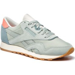 Buty Reebok - Cl Nylon CN6687 Sea Spray/Teal/Pink. Zielone buty sportowe damskie Reebok, bez wzorów, ze skóry, sportowe. W wyprzedaży za 219,00 zł.