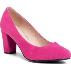 Półbuty ANN MEX - 0276 01WF Fuksja. Różowe półbuty damskie Ann Mex, bez wzorów, ze skóry, eleganckie, bez obcasa, na obcasie, bez zapięcia. Za 279,00 zł.