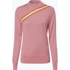 Calvin Klein Womenswear - Damski sweter z wełny merino, różowy. Różowe swetry damskie marki Calvin Klein Womenswear, s, w paski, z wełny, bez rękawów, bez kaptura. Za 649,95 zł.