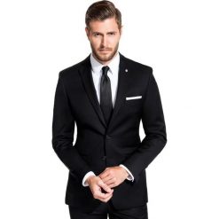 Marynarka MARCO 2 15-03MPO. Czarne marynarki męskie Giacomo Conti, m, bez wzorów, z poliesteru, eleganckie. Za 899,00 zł.