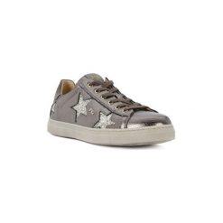Buty Dziecko Nero Giardini MP NERO GIARDINI TARSIA PLATINO. Szare trampki dziewczęce Nero Giardini MP, bez wzorów, bez zapięcia. Za 268,95 zł.
