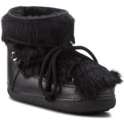 Buty INUIKII - Boot Rabbit 70101-11 Black. Czarne kozaki damskie Inuikii, na zimę, ze skóry, bez obcasa, bez zapięcia. W wyprzedaży za 1179,00 zł.