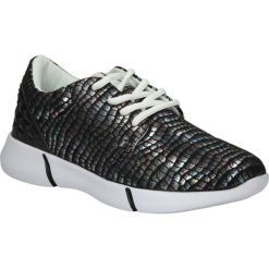Sportowe casu l43506. Czarne buty sportowe damskie Casu, bez wzorów, z materiału, sportowe. Za 109,99 zł.