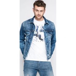 Pepe Jeans - Kurtka Pinner. Niebieskie kurtki męskie marki Pepe Jeans, l, z bawełny. W wyprzedaży za 269,90 zł.