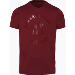 Armani Exchange - T-shirt męski, czerwony. Czerwone t-shirty męskie Armani Exchange, m, z napisami. Za 229,95 zł.