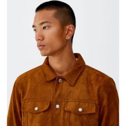 Kurtka trucker ze sztucznego zamszu. Kurtki męskie Pull&Bear. Za 159,00 zł.