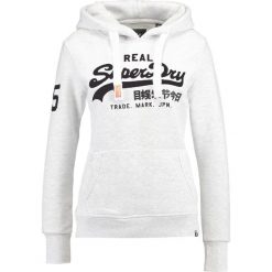 Bluzy damskie: Superdry VINTAGE LOGO MONO HOODIE Bluza z kapturem ice marl